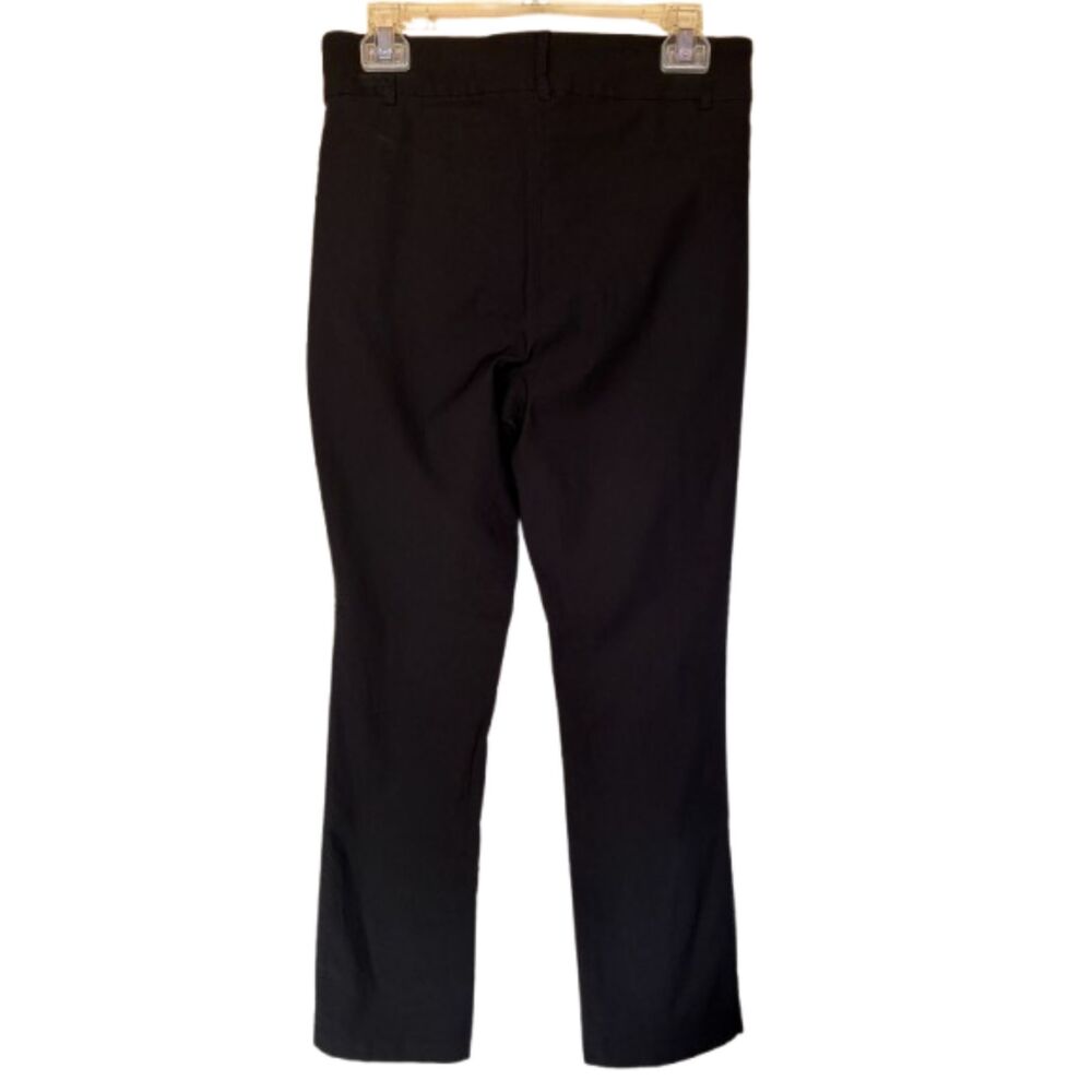 Tribal Women's Black Pull-On Career Pants Size 8 Stretch Straight Leg Slacks - Picture 3 of 8